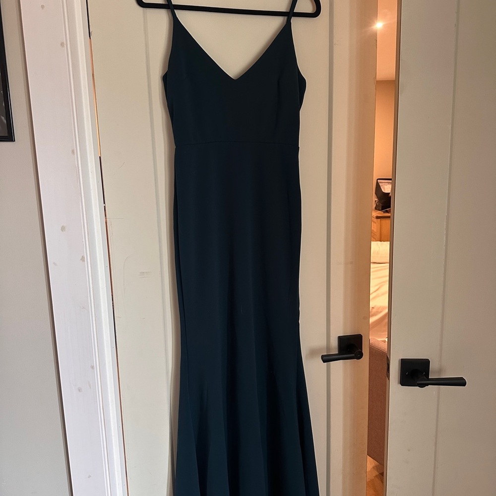 Elegant Green Evening Gown